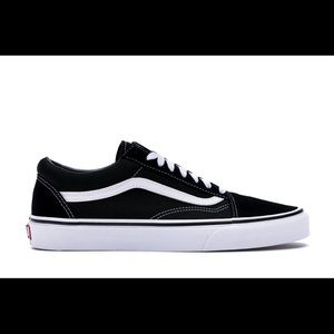 Black old skool vans